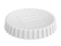 Allstar Minas szappantartó fehér polipropilén 11 cm x 2 cm x 11 cm Allstar Minas szappantartó fehér polipropilén 11 cm x 2 cm x 11 cm