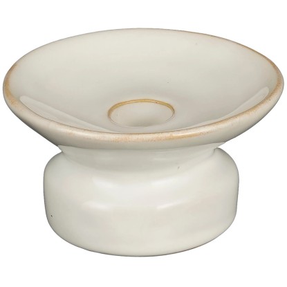 Mica Decorations gyertyatartó törtfehér 6 cm átmérő 10,5 cm