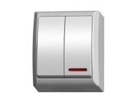 Mentavill csillárkapcsoló Fala 105j jelzőfényes IP44