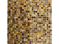 Mozaikszőnyeg üveg terméskő réz 30 cm x 30 cm Mozaikszőnyeg üveg terméskő réz 30 cm x 30 cm