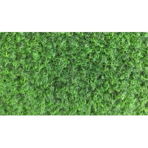 Közelkép a Green műfűről, zöld színű, 400 cm széles.