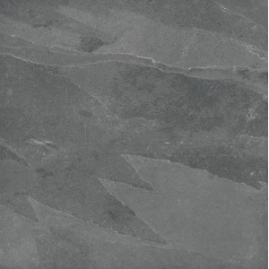 Ardesia fekete porcelán teraszlap, 60x60 cm, természetes kő hatású.