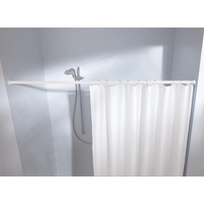 Kleine Wolke rugós zuhanyfüggönyrúd fehér 130 cm - 250 cm