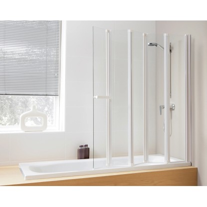 OBI fürdőkádparaván Duna III fehér