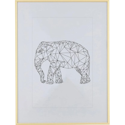 OBI műanyag keret, 60 cm x 80 cm, arany