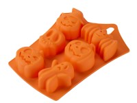 Mini tortaforma/jégkockaforma Halloween motívumok Mini tortaforma/jégkockaforma Halloween motívumok