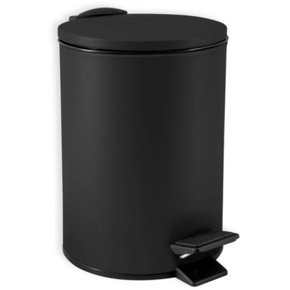 Spirella Adelar pedálos szemetes 3 l fekete matt