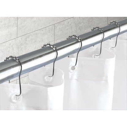 Kleine Wolke Boccia zuhanyfüggöny-karika 12 darab króm