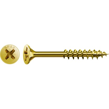 Spax süllyesztett fejű univerzális csavar PZ-behajt. 3,5 mm x 50 mm 75 darab