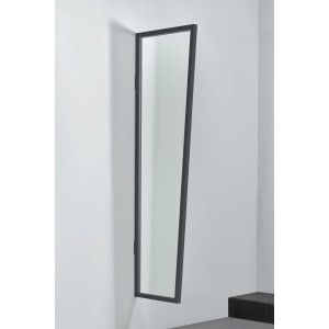 Gutta B1 oldalfal, átlátszó akril, antracit keret, 200x60x45 cm, előtetőkhöz.