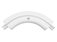 Gardinia GE1 erkélyív, 1 pályás, fehér, 13,5 cm x 13,5 cm Gardinia GE1 erkélyív, 1 pályás, fehér, 13,5 cm x 13,5 cm