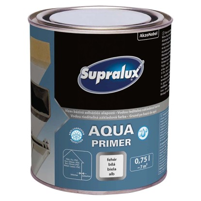 Supralux Primer Aqua zománc alapozó fehér 0,75 l