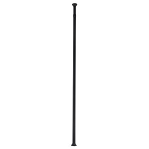 Fekete Kleine Wolke teleszkópos rugós rúd, 145-250 cm-ig kihúzható, zuhanyfüggönyökhöz.