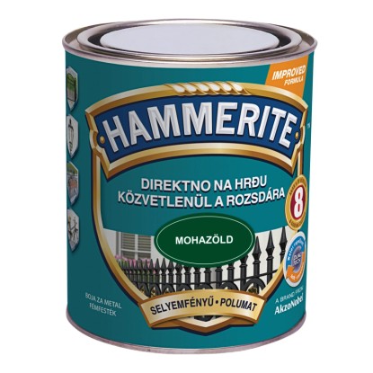 Hammerite fémfesték selyemfényű mohazöld 0,75 l