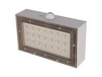 Emos LED Solar lámpatest fehér BRIXO PIR, 350lm IP65 természetes fehér