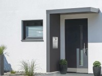 Gutta BS PLUS előtető bal oldal postaláda nemesacél csengő kaputelefon 160 cm