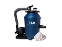 Chlor Comfort 15000 medenceszűrő szűrőlabdával és beépített klóradagolóval