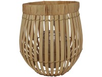 Boltze mécsestartó bambusz 22 cm x 21 cm natúr