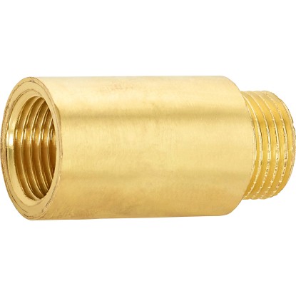 Csaphosszabbító 18,6 mm (Rp 1/2) x 21 mm (R 1/2) sárgaréz 40 mm