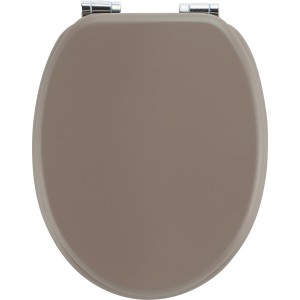 baliv Pollino WC-ülőke, sár színű, Soft-Close mechanizmussal és MDF fa maggal.
