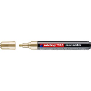 Arany Edding 790 Paint Marker filctoll, levett kupakkal.