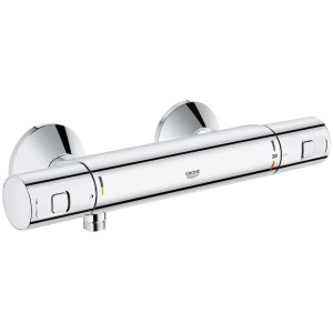 Grohe QuickFix Precision Start termosztátos zuhanycsaptelep króm felülettel.