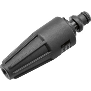 Fekete turbó fúvóka HD-170/498 magasnyomású mosóhoz, pótalkatrészként.