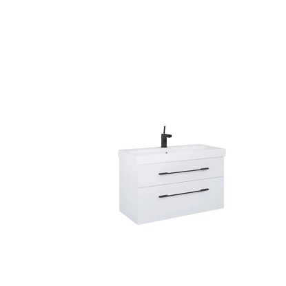 Madrid mosdó alatti szekrény fehér matt 100 cm