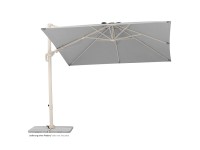 Schneider Rhodos Twist Comfy függő napernyő 300 cm x 300 cm grézs