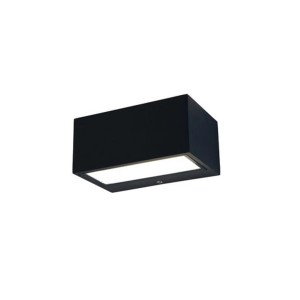 Modern, fekete LED kültéri fali lámpa.