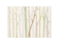 Komar fátyoltapéta Shadow Woods 350 cm x 250 cm tarka