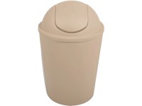 MSV lengőfedeles szemetes bézs 5,5 l
