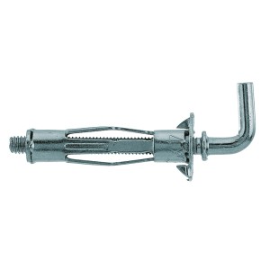 Fischer HM 5x65 üreges fémdübel sarokhoroggal, fém tipli gipszkartonhoz.