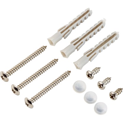 Lago rögzítőkészlet harmonikafalhoz krómozott