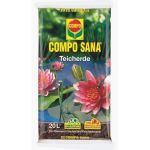 Compo Sana tóföld, 20 literes zsák, speciális föld vízi- és mocsári növényekhez.