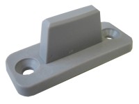 Hettich TopLine 25 pót padlóvezető elem fa tolóajtókhoz, műanyag, szürke 3 db Hettich TopLine 25 pót padlóvezető elem fa tolóajtókhoz, műanyag, szürke 3 db