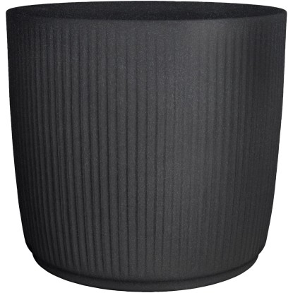 Scheurich Linetto kaspó 46,6 cm átmérő Stony Black