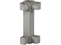 Fuchs Design szegélyléc belső sarok 7 cm alumínium ezüst matt