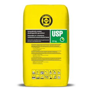 Sárga zsák t.b.t. Univerzális gyorsan kötő aljzatkiegyenlítő, 25 kg.