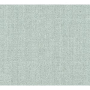 A.S. Création nem szőtt tapéta, egyszínű textil megjelenésű zöld-kék színben, enyhe szerkezettel.