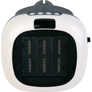 Kompakt, fehér, 700 W-os dugaszolható fűtőtest kis helyiségekhez. Elektromos fűtőberendezés időzítővel és termosztáttal.