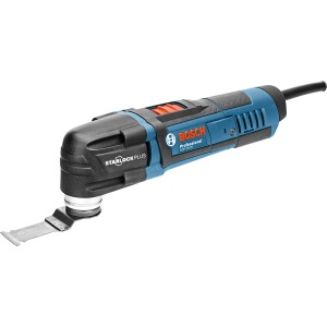 Bosch Professional GOP 30-28 Multicutter dobozban merülő fűrészlappal.
