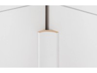 Szegélyléc egyszínű fehér 22 mm x 22 mm x 2600 mm Szegélyléc egyszínű fehér 22 mm x 22 mm x 2600 mm