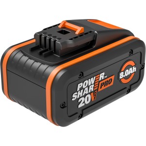 Worx PowerShare Pro 20V 8.0 Ah csereakkumulátor elektromos szerszámokhoz.