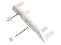 OBI WC-ülőke rögzítőgerinc, fehér OBI WC-ülőke rögzítőgerinc, fehér