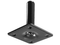 Hettich szerelőlap asztallábhoz M10 menettel 90 mm x 90 mm