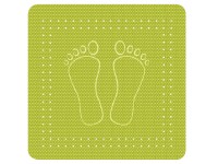 Kleine Wolke Foot csúszásgátló zuhanyszőnyeg 55 cm x 55 cm kivizöld