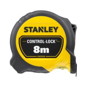 Stanley 8 m-es mérőszalag, sárga/fekete, a pontos méréshez.