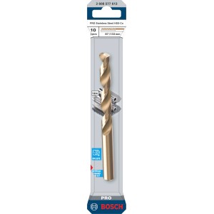 Bosch Pro Stainless Steel spirálfúró, 10 mm átmérő, fémhez.
