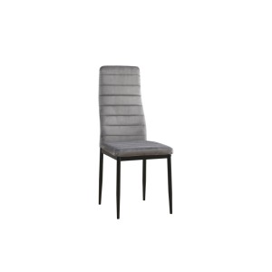 Line étkezőszék fém váz velvet textil kárpit 40x48x98 cm - teherbírás: 100 kg